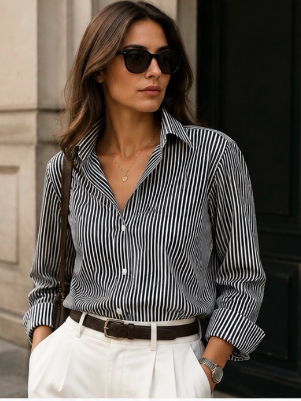Façonnable
Classic Striped Button
Down Shirt